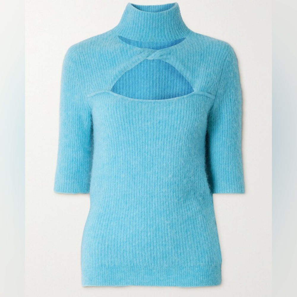 Ganni Wool Cutout Sweater - Size S